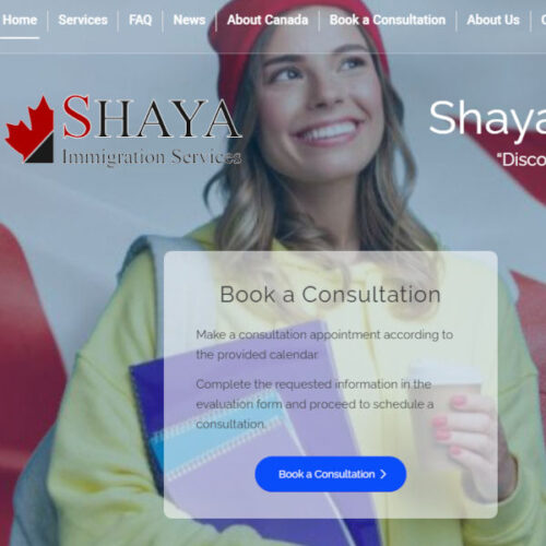 SHAYA Immigration Services Web Site