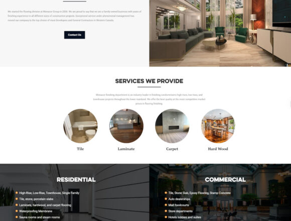 Monacor Group Web Site